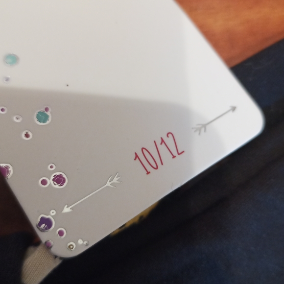 NWT ShoSho Black & Pumpkin Print Fleece Lined Legging Set, 10/12 - Picture 3 of 5